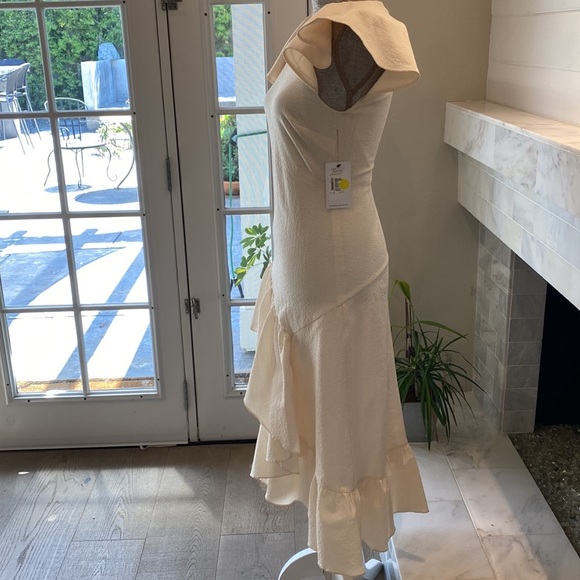 Prose & Poetry Cadence Shell Ruffled Midi Dress Size XS NWT - Picture 8 of 15